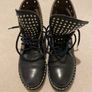 Dark Navy leather ankle boots Marco Moreo Size 38 Image 2