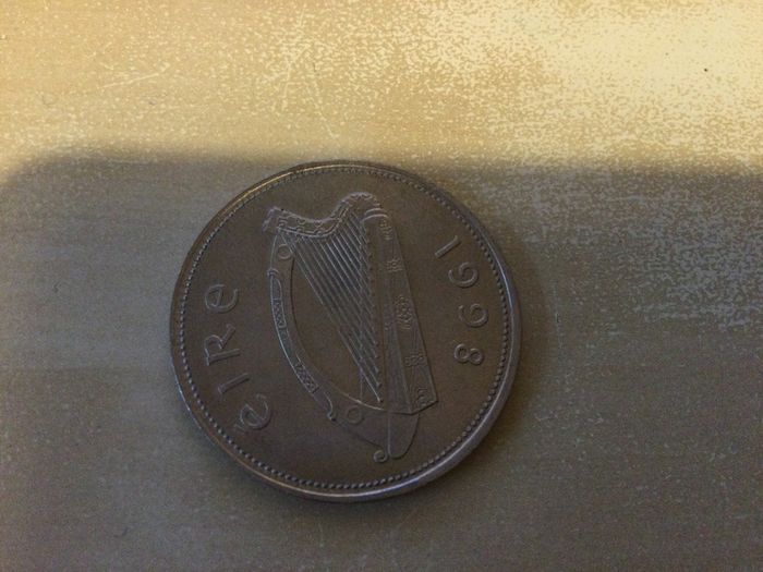 Irish punt coin 1998