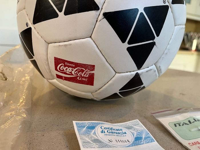 Coca Cola Italia 90 World Cup Football Extremely Rare