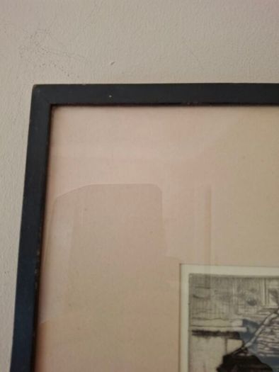 Art - Vintage Black and White Etching  ( Dorothy Woolard )