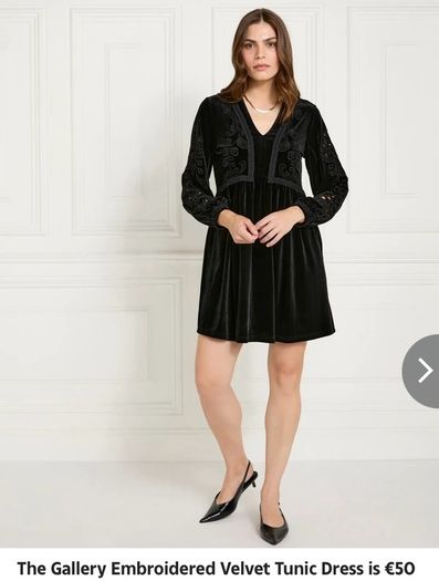 Black Velvet Dress size 12-14