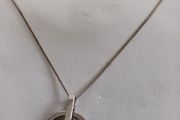 Silver chain and pendant