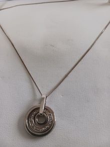 Silver chain and pendant