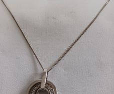 Silver chain and pendant