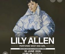 2 x Lily Allen tickets standing  30th June