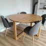 EZ Living solid wood round dining table 160 cm Image 3