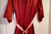 Satin robe