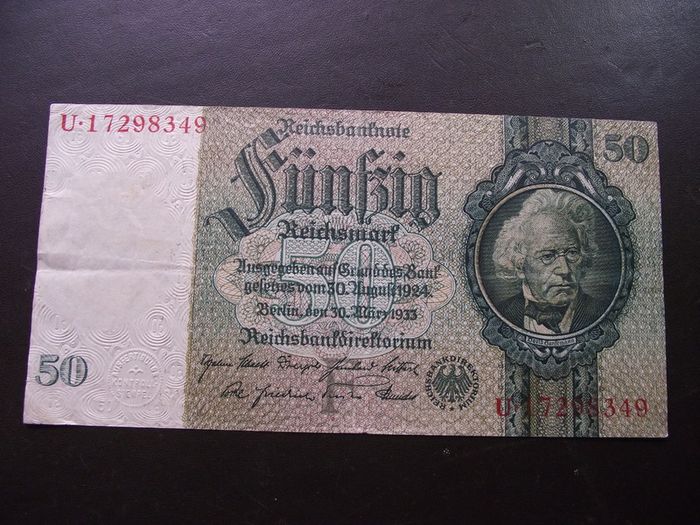 Germany. Reichsbanknote. 50 Mark (30.3.1933)