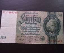 Germany. Reichsbanknote. 50 Mark (30.3.1933)