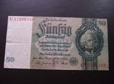 Germany. Reichsbanknote. 50 Mark (30.3.1933)