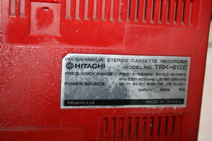 Hitachi TRK-612E
