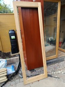 oak timber door frame
