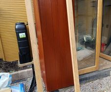oak timber door frame