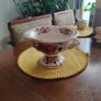 Antique Decor- Vintage Masons Pedestal Bowl Image 2