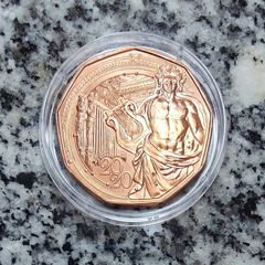 Austria 5 Euro Copper (.999) Uncirculated Coin 2020 - 150th Anniversary of Vienna's Musikverein Concert Hall - New Year Coins