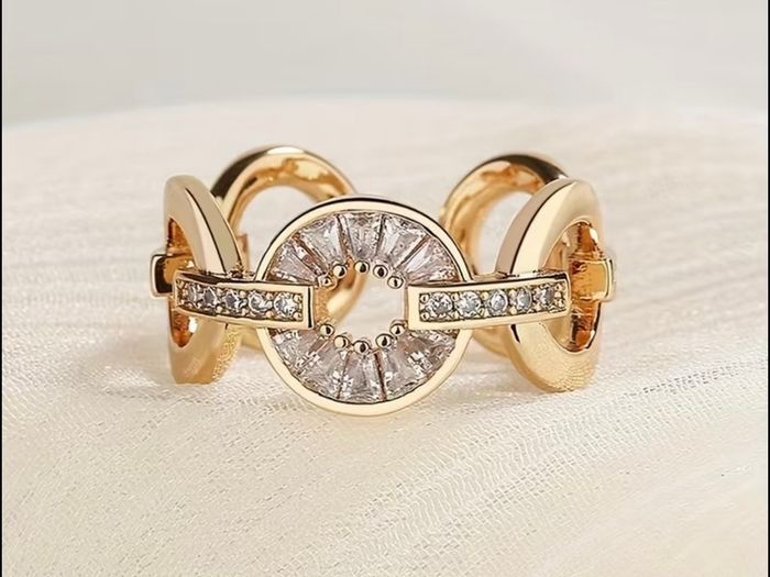 gold tone ring