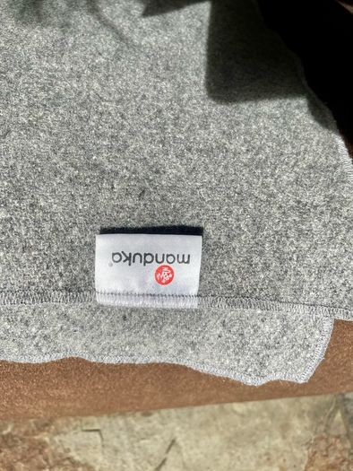 Manduka Essential Wool Yoga Blanket Thunder