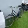Vintage Raleigh roadster (navy blue, "All-Steel Bicycle") Image 2