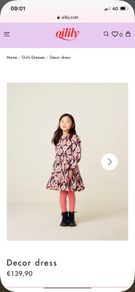 Oilily decor dress age 6 like new!