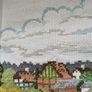 Hand Made Cross Stitch Embroidy - Classic Farm Scene Image 5