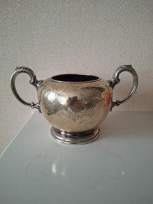 EPNS   Large Double  Handes   Sugar Bowl