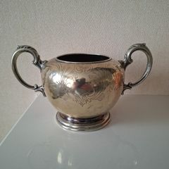 EPNS   Large Double  Handes   Sugar Bowl