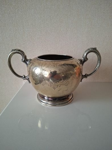 EPNS   Large Double  Handes   Sugar Bowl