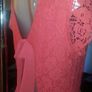 Atmosphere stunning lace open back  coral dress size UK16 EUR44 Perfect condition Postage included Image 3