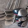 slazenger golf clubs and bag.  Right handed clubs Image 9