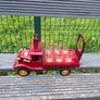 Fire truck bottle holder with small glasses postage possible Image 3