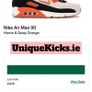 Rare Nike Air Max 90 Away Cream Orange Image 5