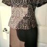 BNWT Black and Cream M & S Dress Size 16 Image 2