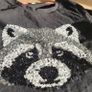 Fantastic M&S Racoon Sequin TShirt Age 5 to 6 Yrs Image 2