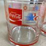 Coca Cola 1984 Los Angeles and Sarajevo Olympics set of glasses Image 3