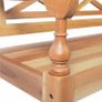 Batavia Chairs 2 pcs Light Brown Solid Mahogany Wood Image 5