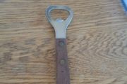 Vintage Wooden Handled Bottle Opener for Sale