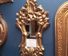 18th century giltwood wall mirror