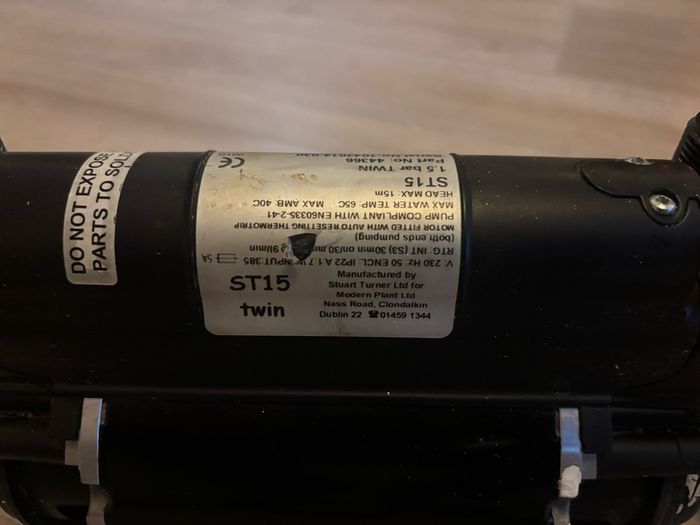 Showermate Twin Impeller 1.5 Bar