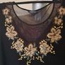 Next black embroidered mesh top size UK14 EU42 Perfect condition Postage included Image 5