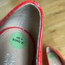 Carvela Kurt Geiger flats in vibrant red, size UK 4 Image 2
