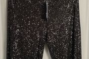 Sequin wide leg trousers size 12 White Label the White company BNWT
