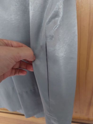 Gestuz silver satin mini dress (free postage)