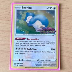 Snorlax 131/185 Vivid Voltage Stamped Promo Pokemon Card