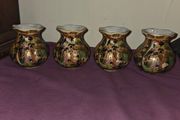 Set of 4 Hand Painted Chinese vases