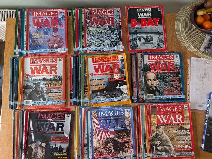 Vintage "Images of War" WW2 magazine collection