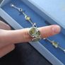 silver necklace and ring Image 3