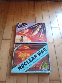 Rare vintage nuclear war board game