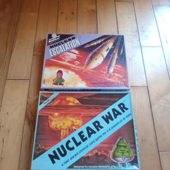 Rare vintage nuclear war board game