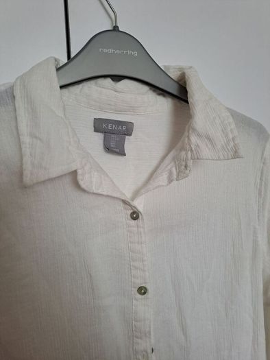 White Tassel Shirt M