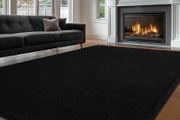 Carpet Rugs Living Room Large 160x230, Grey Rug for Bedroom Washable Area Rug Anti Slip Fluffy Rug Shaggy Cream Carpets Extra Large Rugs for Living Room Kids Room